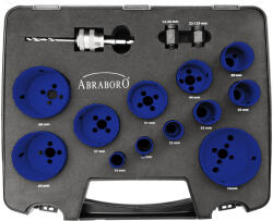 ABRABORO HSS-Co Blue Star lyukfűrész készlet 14 részes (070970000014)
