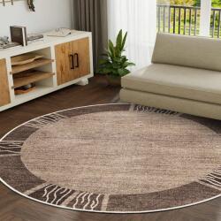 Conceptum Hypnose Carpet (90 x 90) Brown Kece-Fr24