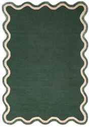 Flair Rugs Covor verde închis țesut manual din amestesc de lână 120x170 cm Rivo Wool - Flair Rugs Covor