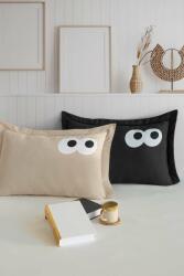  L' essential Maison Oxford Pillowcase Set (2 Pieces) Black Brown Funny - Black, Brown