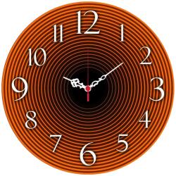 Wallity Decorative MDF Clock Multicolor Ms-42