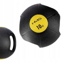 HMS Kényelmes orvosi labda fitnesz gyakorlatok rehabilitációjához 10 kg-os fogantyúkkal (5906476785869)