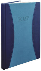 Realsystem Határidőnapló REALSYSTEM Prémium A B/5 heti sárga lapos kék 2027 (9612-74) - robbitairodaszer