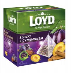 LOYD Gyümölcstea Loyd Szilva fahéjjal 20 filter piramis expressz (5900396017291)
