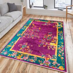 Conceptum Hypnose Carpet (80 x 120) Fuchsia Yellow Green Orange Woosonıl139