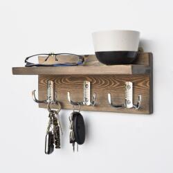 Hanah Home Wall Shelf Walnut Aa031 (8681875072303)