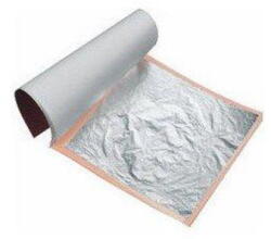 Decora Argint Alimentar, Foite 8.6 x 8.6 cm, 5 buc (9570105)