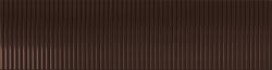 Tubadzin Tubadzin Groove Brown 1 STR 29, 8x7, 8x1cm fényes csempe