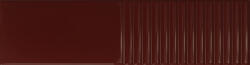 Tubadzin Tubadzin Groove Burgundy 2 STR 29, 8x7, 8x1cm fényes csempe