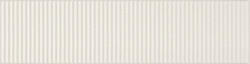 Tubadzin Tubadzin Groove White Sugar 1 STR 29, 8x7, 8x1cm fényes csempe