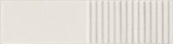Tubadzin Tubadzin Groove White Sugar 2 STR 29, 8x7, 8x1cm fényes