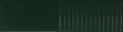 Tubadzin Tubadzin Groove Green 2 STR 29, 8x7, 8x1cm fényes csempe