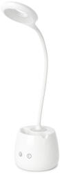 Avide Asztali lámpa LED, AVIDE Tolltartóval, 5W, 6400K, fehér (ABLDL-PENCASE-5W-N)