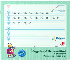 ICO Füzet iskolai, 32lap, írás gyakorló 1. osztályos fekvő Süni Meixner (7500158000)