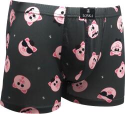 Fuski BOMA s. r. o LONKA KEVIN IMAGE / Férfi grafikus boxeralsó - pigs XXL (125712)