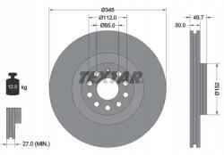 Textar féktárcsa 92120605/TEX
