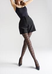 Marilyn Charly W09 cikk-cakk necc harisnyanadrág Marilyn black 1/2 (408)