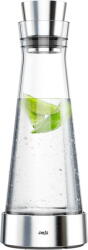 emsa FLOW Slim cooling carafe made of glass, jug (transparent/stainless steel, with cooling station) (514233) - pcone