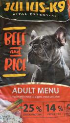 Panzi JULIUS-K9 Adult Vital Essentials Beef&Rice (marha&rizs) Száraztáp (12 kg)