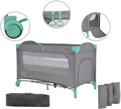 Cangaroo Pătuț pentru copii Skyglow 2, mentă 109383