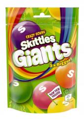 Skittles Giants Vegan Chewy Sour Sweet Fruit Pouch Bag 132g Uk (4009900546140)