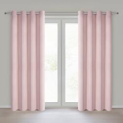 Takoy Sima sötétítő függöny púderrózsaszín 140x250 cm ringlivel - NERISA