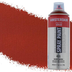 Royal Talens Amsterdam vízbázisú akrilfesték spray, 400 ml - 411, burnt sienna