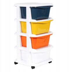 ModernHOME Gyermek gurulós polc Rest 74 cm színes (PJJCBS0012-04A)