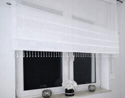  Függöny kész konyha szoba redőny panel batiszt gyöngy 100x110 (FIRANKI.HOME)