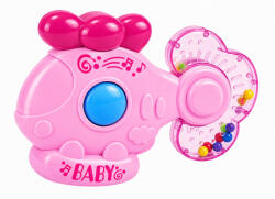 BabyBruin Zenélő, világító helikopter csörgő - Rózsaszín (55044163-rozsaszin)