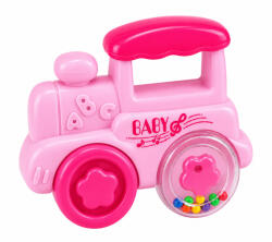 BabyBruin Zenélő, világító mozdony csörgő - Rózsaszín (55044164-rozsaszin)