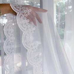  Elegáns Függöny Több Méretben, Finom Mintával Kész Paulina 700x280 (wymiar 280,00 x 800,00 cm)