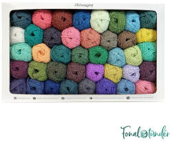 Scheepjes Scrumptious colour pack - 80 gombolyag fonal