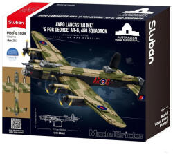 Sluban Model Bricks - Lancaster MK1 nehézbombázó építőjáték készlet (M38-B1609)