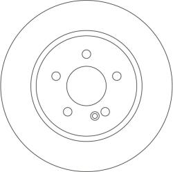 TRW Disc frana TRW DF6285 (DF6285) - automobilus - 463,02 RON