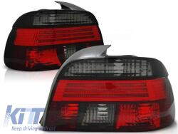  Tuning hátsó lámpa szett BMW E39 09.1995-08.2000 sedan, piros-füstös, bal és jobb (ABBMTX6010755)