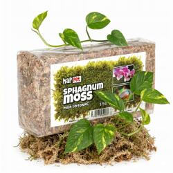 Happet Tőzegmoha Sphagnum szubsztrátum spagmoss növény gyökerező 150g 6L (PM03)