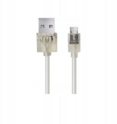 Esperanza EB185W Esperanza Micro Usb Kábel 2.0 A-b M/M 1.5M Fehér Átlátszó (EB185W)
