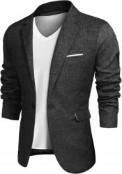  Férfi blézer Slim Fit Elegáns Szabadidő Alkalmi XL
