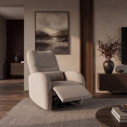 IV Interior Concept Fotoliu cinema PRIORITY greige, pivotant, functia electrica relax, port USB (A-48684 VC)