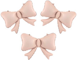 Balloons4party Set 3 baloane folie fundite roz deschis 55 cm