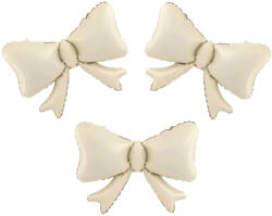 Balloons4party Set 3 baloane folie fundite crem bej 55 cm