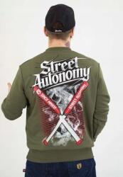  Street Autonomy kapucni nélküli pulóver Bats khaki (5908069101209)
