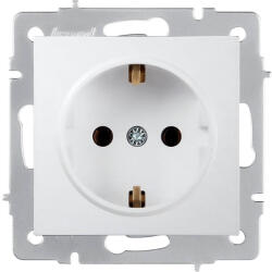 LEZARD Priza Schuko 16A alba incastrata Vesna (EL0090456)