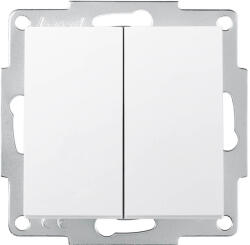 LEZARD Comutator 10A alb Vesna montaj incastrat (EL0090451)