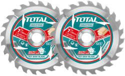 TOTAL Lamă de ferăstrău ultrasubțire, TCT, 185 mm, set de 2, industrială TAC2331853 (TAC2331853) Fierastrau