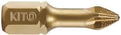 KITO Varfuri, set de 20 buc. , PH 1 × 25 mm, S2/TiN 4820111 (4820111)