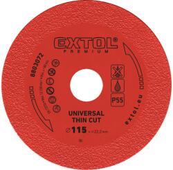 Extol PREMIUM Disc diamantat de tăiere EXTRA subțire, 115x22, 2x1, 2mm 8803072 (8803072) Disc de taiere