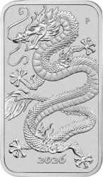 Perth Mint | Dragon Rectangular 1 uncia | 2026 | ezüstérme (9408471)