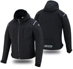 SM Racewear Geaca moto SM Racewear Lima Softshell - Material moale si rezistent la vant, Gluga detasabila, Ventilatie pe piept, Protectii CE (umeri coate spate) (GTL035-XXLN)